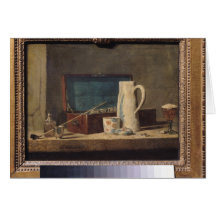 Stilleven van Pijpen en een het Drink Glas Wenskaarten