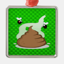 Stinky Poo; Groen Kerst Ornamenten
