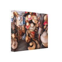 Storefront - de hoedenplank stretched canvas prints