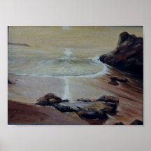 strand Getijde Posters