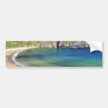 Strand met Mooie Groene Heuvels Bumperstickers