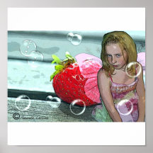 Strawberry fairy affisch