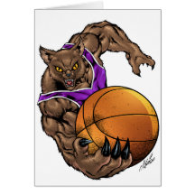 Streep van het Basketbal van Bobcats van wilde sta Kaart