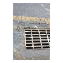 StreetGrating051609 Gpersonaliseerd Briefpapier