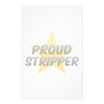 Strip-teaseuse fière papier à lettre