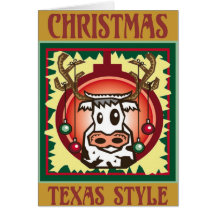 Style de ChristmasTexas Carte De Vœux