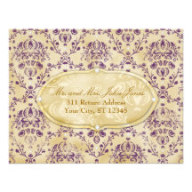 Style doux de carte postale de raisin sec du biscu cartons d'invitation personnalisés