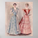 Style victorien de Chambre de dames en affiches de