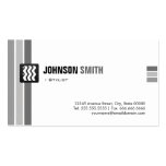 Stylist - Creative Black White Business Card