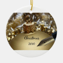 stylo de Noël 2010 sur l'ornement