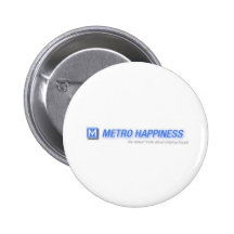 Substance de bonheur de métro badges avec agrafe