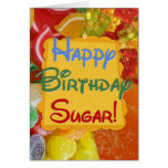 Sucre de joyeux anniversaire ! cartes