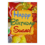 Sucre de joyeux anniversaire ! cartes de vœux