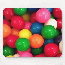 Sucrerie colorée de boule de gomme tapis de souris