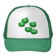 Sucrerie drôle de coeurs de conversation de Jour d Casquette De Camionneur