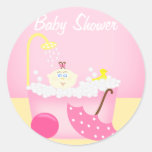 Sudsy Sticker van het Baby shower van de Badkuip R
