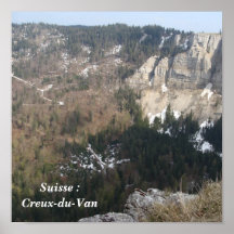 Suisse : Creux-du-Van - Affiches