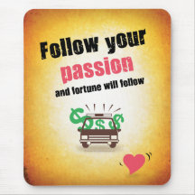 Suivez votre passion tapis de souris