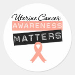 Sujets utérins de conscience de Cancer Autocollants