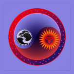 Sun et lune dans l'équilibre posters