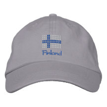 Suomi Hattu - het Finse Pet van de Vlag Geborduurde Baseball Caps