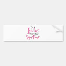 Super Leraar Bumpersticker