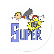 SUPER meisje stickers