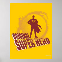 Superhéros d'original de Superman Affiches