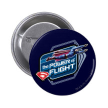 Superman de Macht van Vlucht Speldbuttons