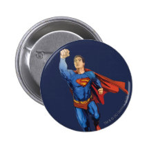 Superman die links vliegen speld buttons