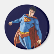 Superman die neer kijken koelkast magneetje