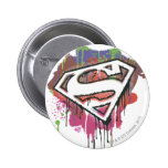 Superman - het Verdraaide Logo van de Onschuld buttons