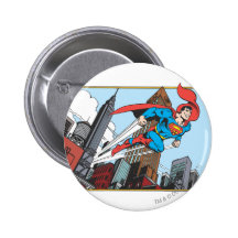 Superman & Wolkenkrabbers Speldbutton
