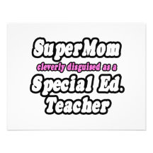 SuperMom… Ed spécial. Professeur Faire-parts