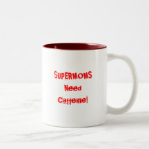 SUPERMOMS DE CAFEÏNE VAN DE BEHOEFTE KOFFIE MOK