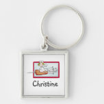 Supernurse - personnalisez Keychain avec le nom d' Porte-clefs