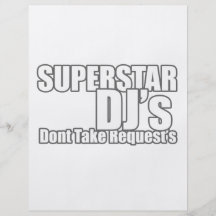 Superstar DJ Prospectus Personnalisés