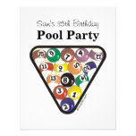 Support de boule de piscine faire-part personnalisé