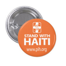 Support de PIH avec le bouton du Haïti Badges