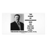Support de Theodore Roosevelt au seigneur de batai Photocartes Personnalisées
