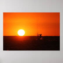 Surfer 3 de cerf-volant affiche