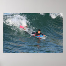 Surfer de corps posters