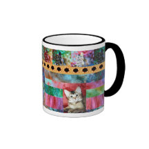 Surprise somalienne colorée de chat tasse à café