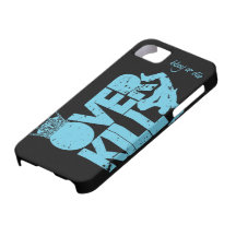 surpuissance bboy - bleu et noir coque Case-Mate iPhone 5