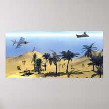 Surreal Poster van vakanties