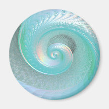 Surreal Regenboog Shell van de Jade Koelkast Magneetjes