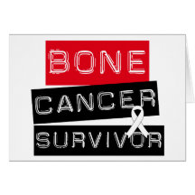 Survivant de cancer de l'os cartes de vœux