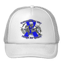 Survivant de cancer du colon par jour Ninja par nu Casquettes De Camionneur