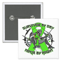 Survivant de lymphome non Hodgkinien par jour Ninj Badges Avec Agrafe