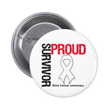 Survivant fier - cancer de l'os badges